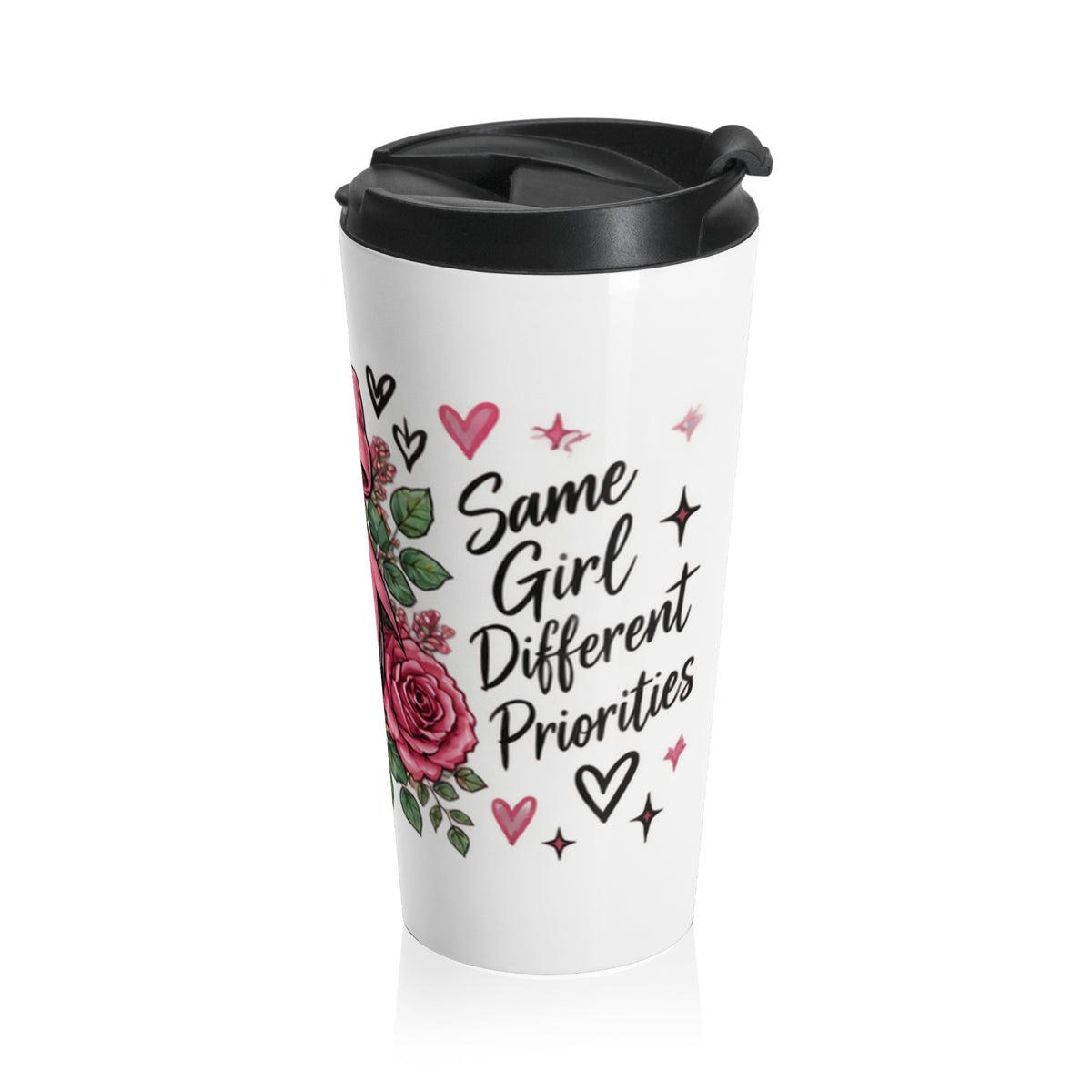 Soccer Coach Stainless Steel Travel Mug – "It's Just Coffee" Sports Team Tumbler