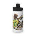 Soccer Water Bottle — 'Eat Sleep Soccer Repeat' Stainless Steel Sports Bottle