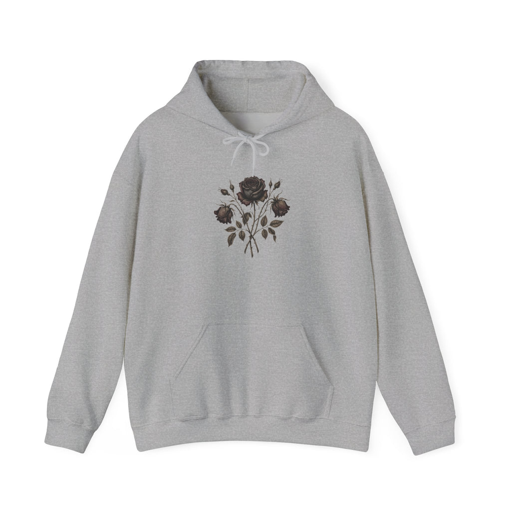 Psalm 46:5 Rose Hooded Sweatshirt – Faith Quote Floral Hoodie
