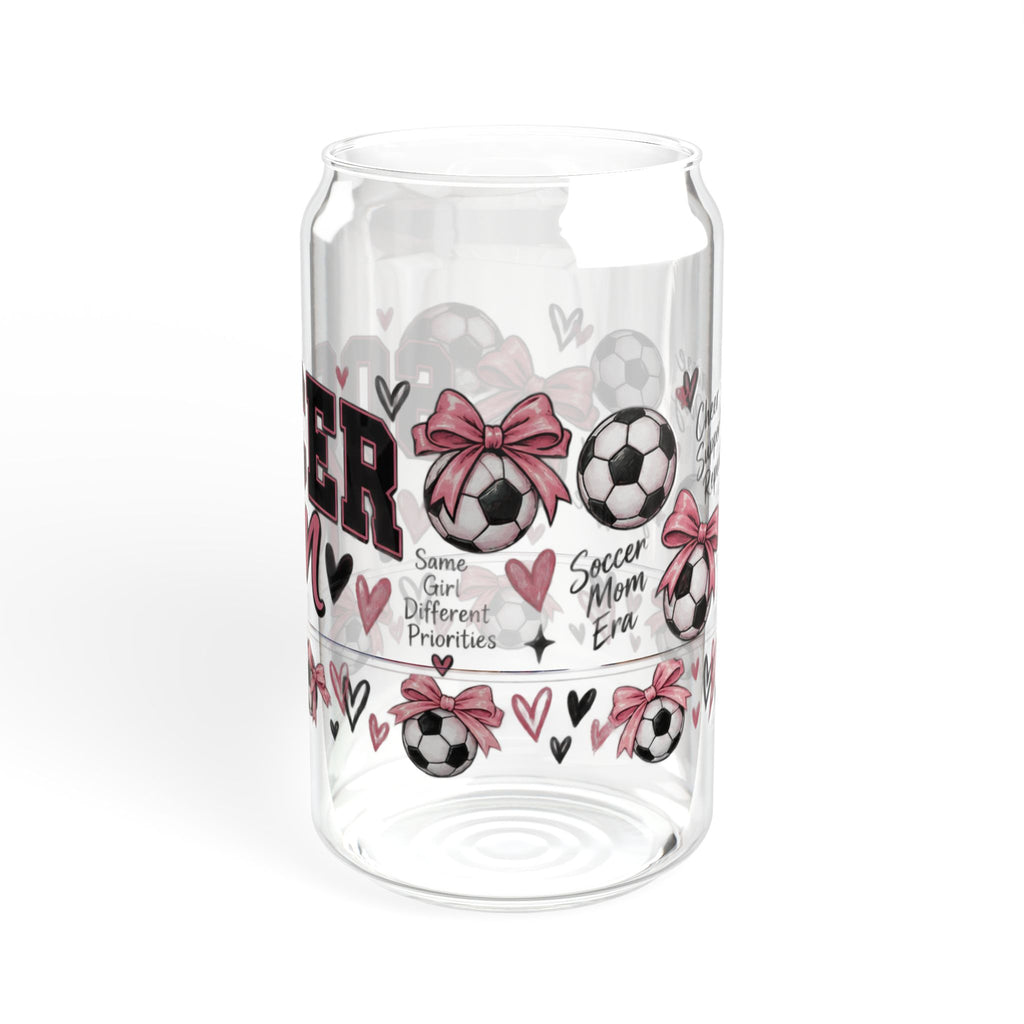 Soccer Mom Sipper Glass – 16oz Insulated Straw Tumbler