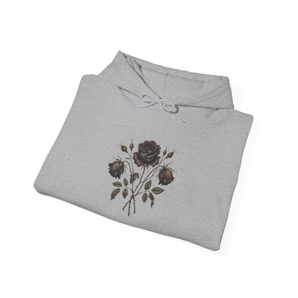 Psalm 46:5 Rose Hooded Sweatshirt – Faith Quote Floral Hoodie
