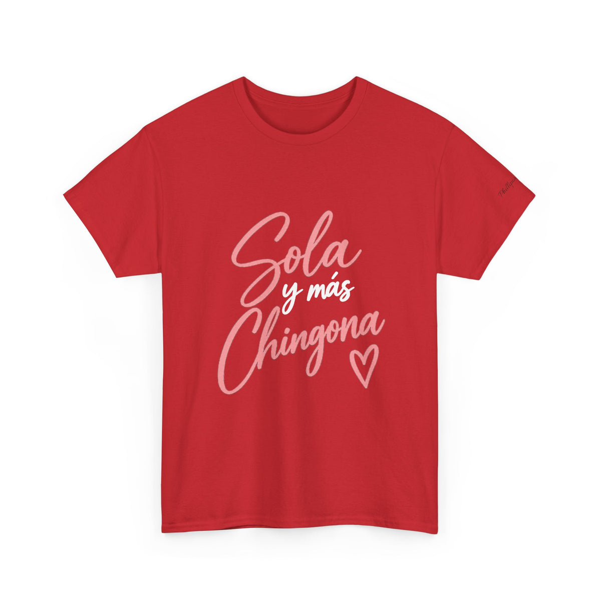 Sola Chingona Tee — Floral Black Rose Graphic Women’s Empowerment T‑Shirt