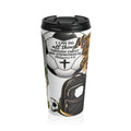 Christian Soccer Travel Mug — "I Can Do All Things" Philippians 4:13