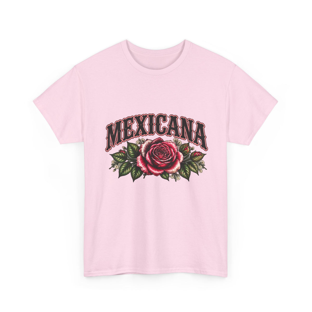 Mexicana Rose T-Shirt — "Psalm 46:5" Inspirational Floral Tee