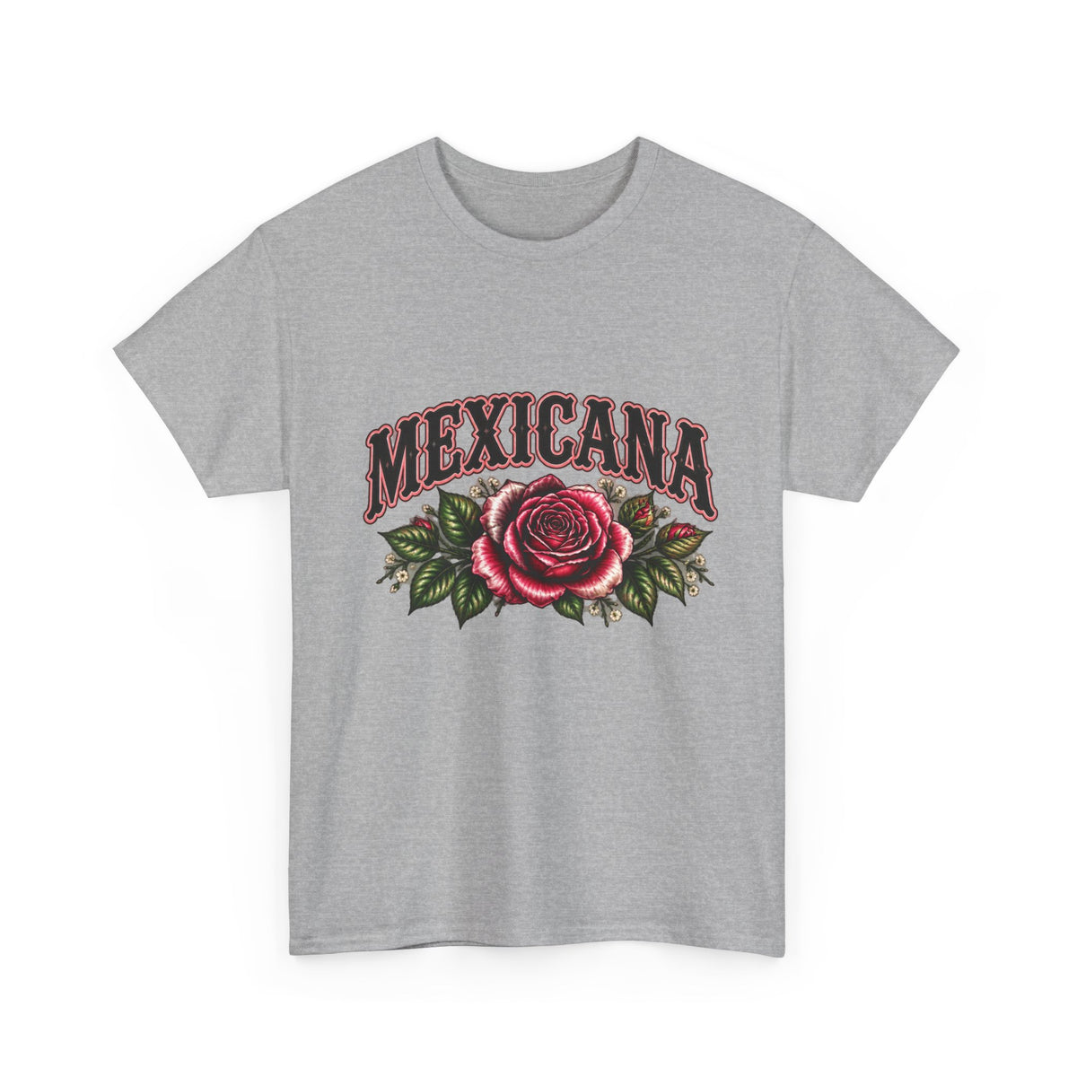 Mexicana Rose T-Shirt — "Psalm 46:5" Inspirational Floral Tee