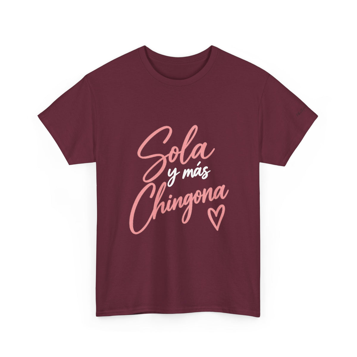 Sola Chingona Tee — Floral Black Rose Graphic Women’s Empowerment T‑Shirt