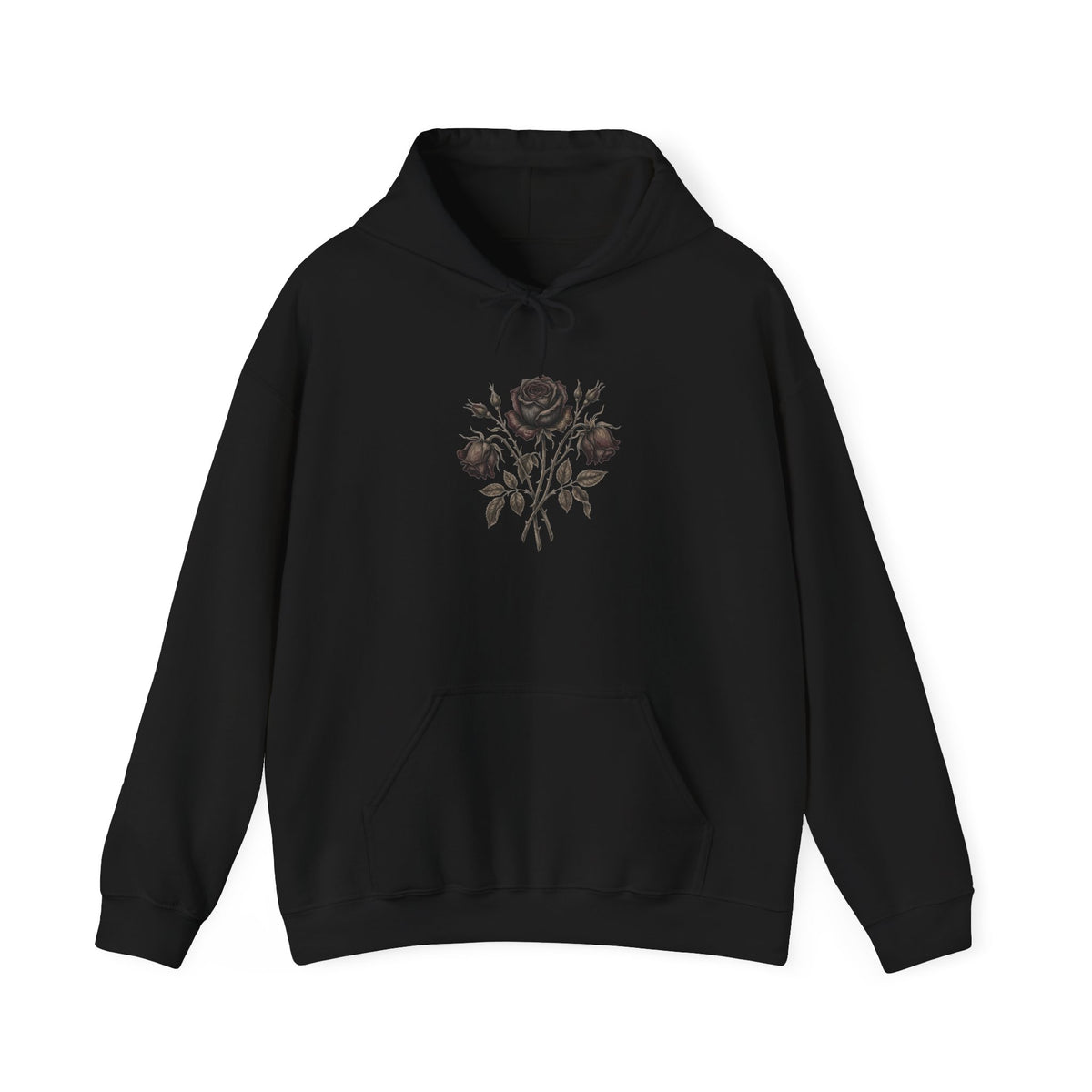 Psalm 46:5 Rose Hooded Sweatshirt – Faith Quote Floral Hoodie