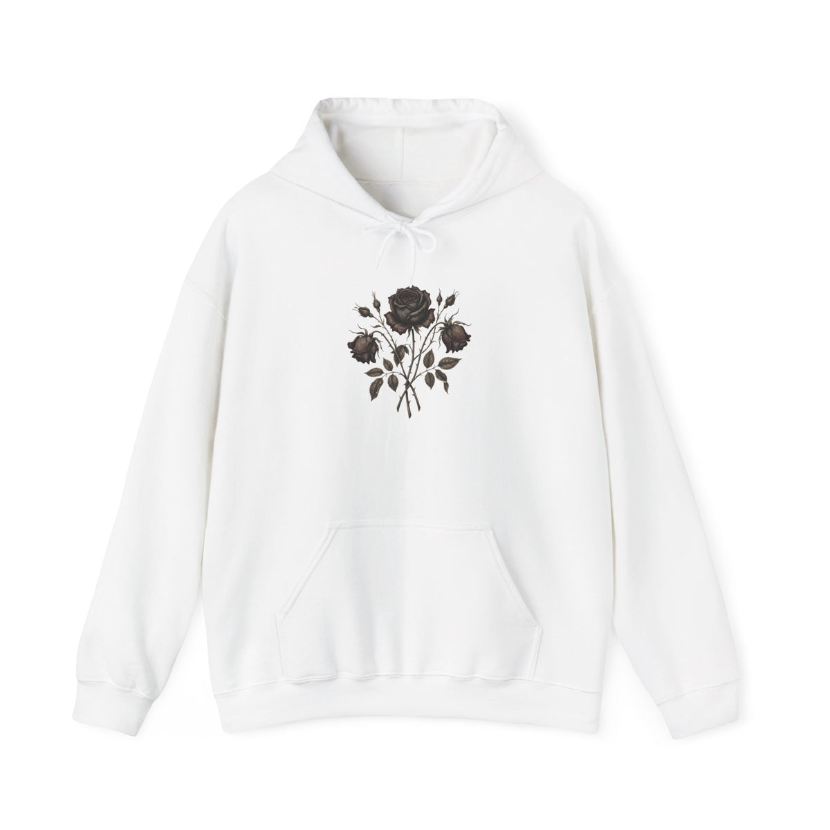 Psalm 46:5 Rose Hooded Sweatshirt – Faith Quote Floral Hoodie