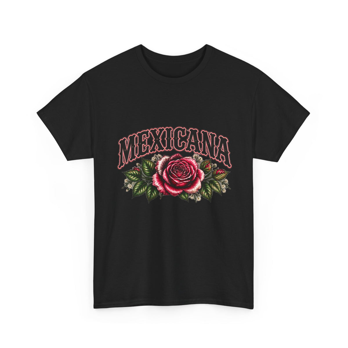 Mexicana Rose T-Shirt — "Psalm 46:5" Inspirational Floral Tee
