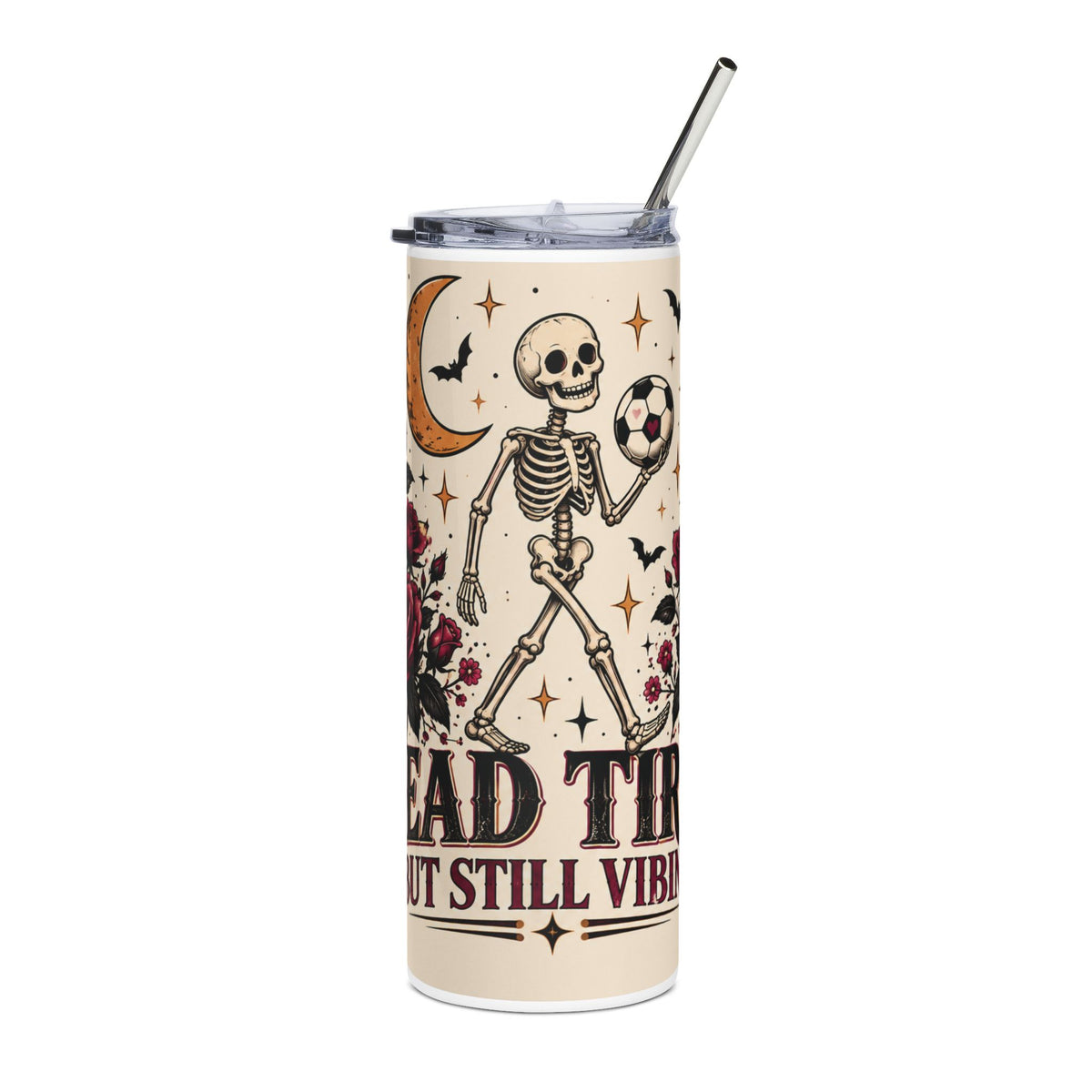 Nightmare Romance 20oz Stainless Steel Tumbler — Jack & Sally Anniversary Design