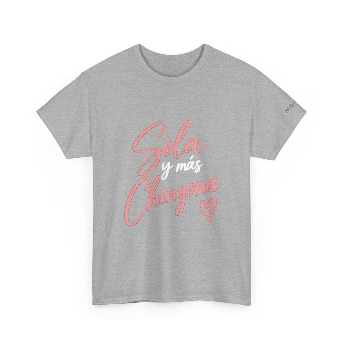 Sola Chingona Tee — Floral Black Rose Graphic Women’s Empowerment T‑Shirt