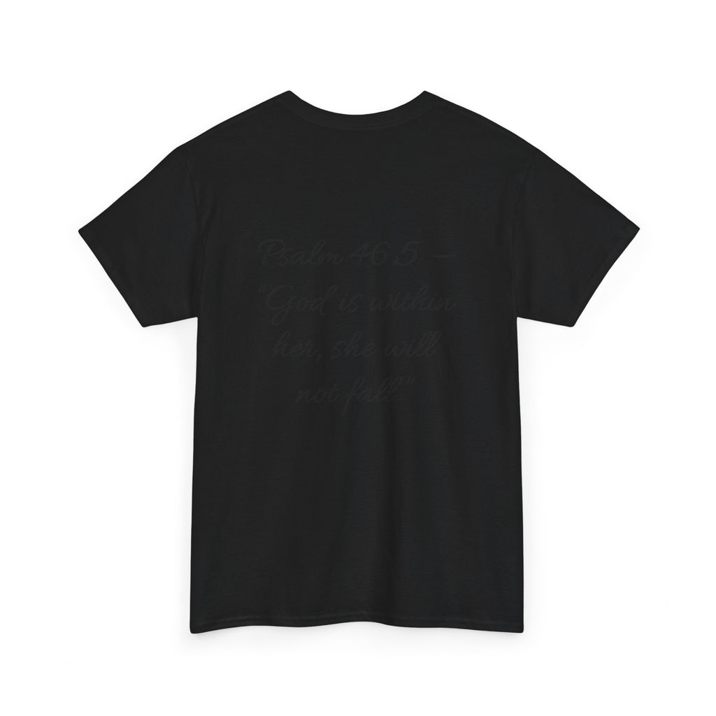 Mexicana Rose T-Shirt — "Psalm 46:5" Inspirational Floral Tee