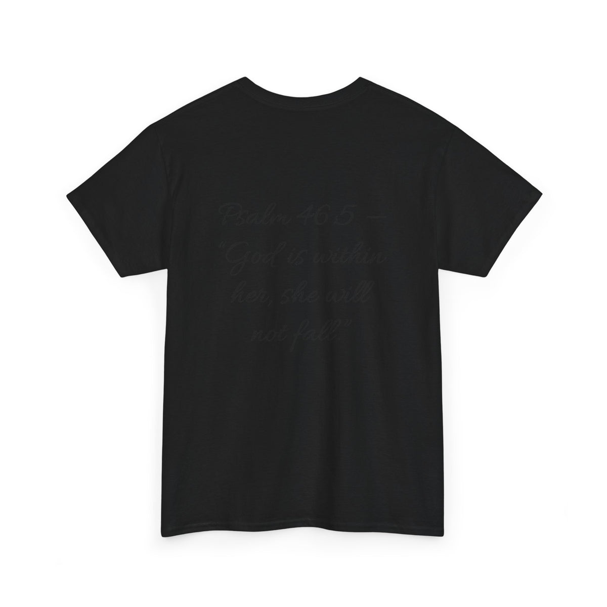 Mexicana Rose T-Shirt — "Psalm 46:5" Inspirational Floral Tee