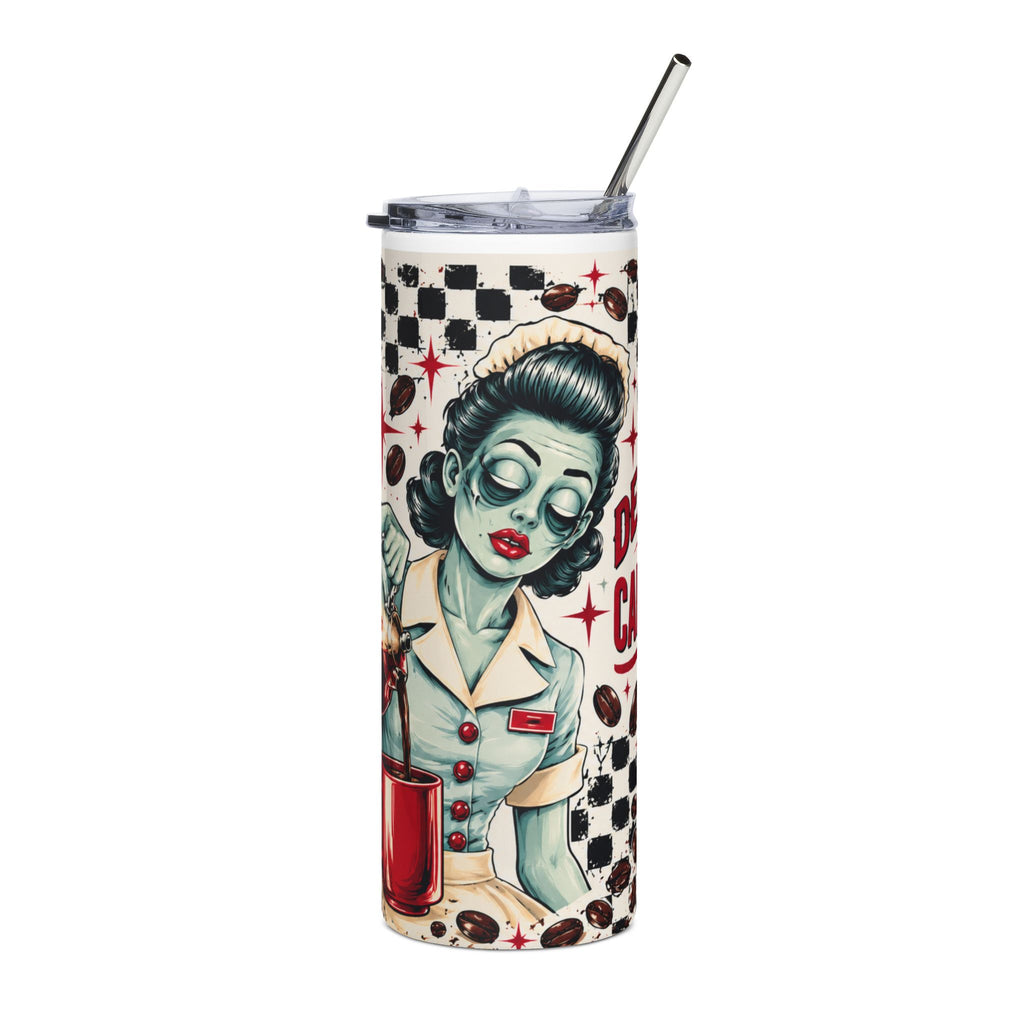 Caffeinated Stainless Steel Tumbler, 20oz