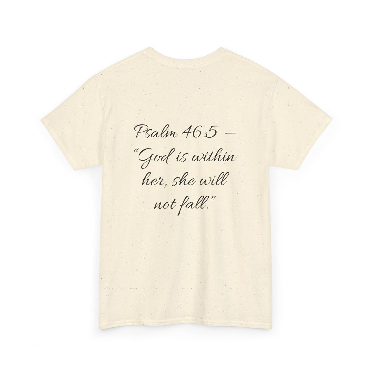 Mexicana Rose T-Shirt — "Psalm 46:5" Inspirational Floral Tee