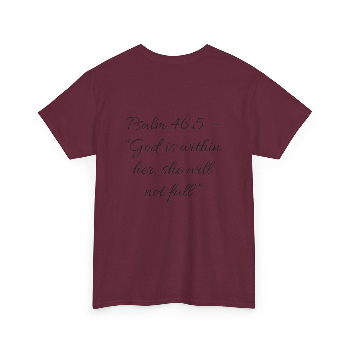 Mexicana Rose T-Shirt — "Psalm 46:5" Inspirational Floral Tee