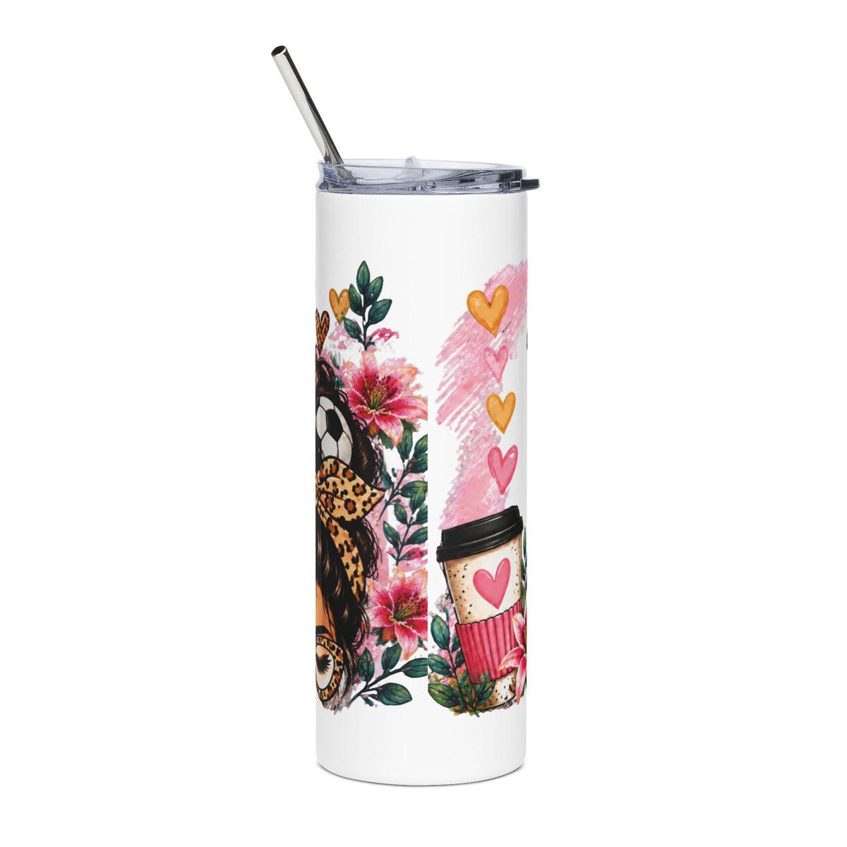 20oz Stainless Tumbler — 'I Get My Hands' Floral Coffee Travel Cup