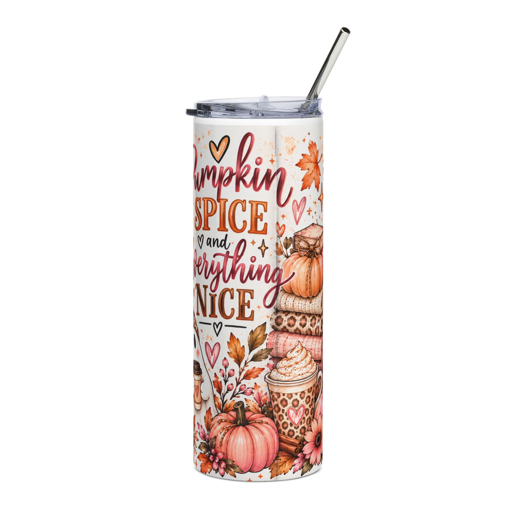Pumpkin Spice Stainless Steel Tumbler, 20oz