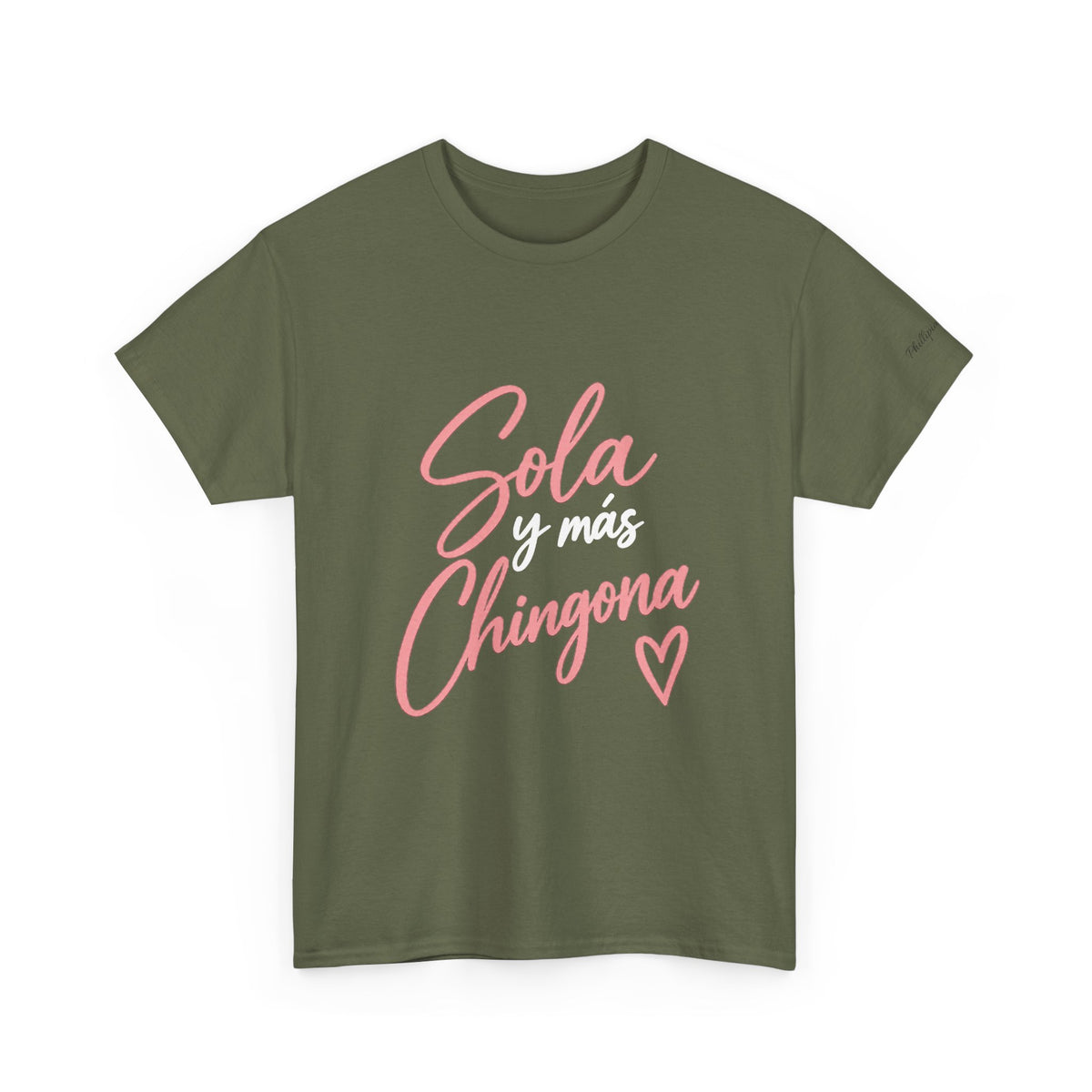 Sola Chingona Tee — Floral Black Rose Graphic Women’s Empowerment T‑Shirt