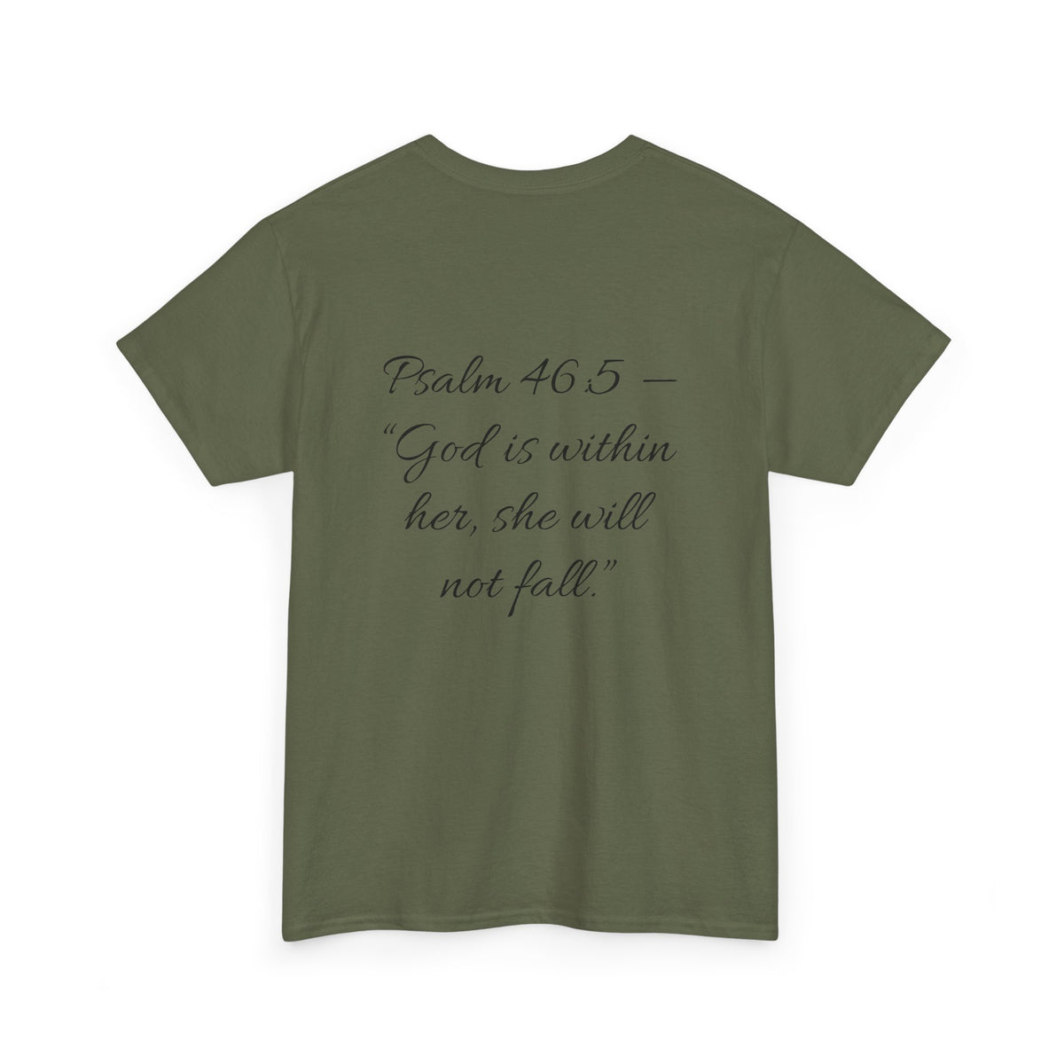 Mexicana Rose T-Shirt — "Psalm 46:5" Inspirational Floral Tee