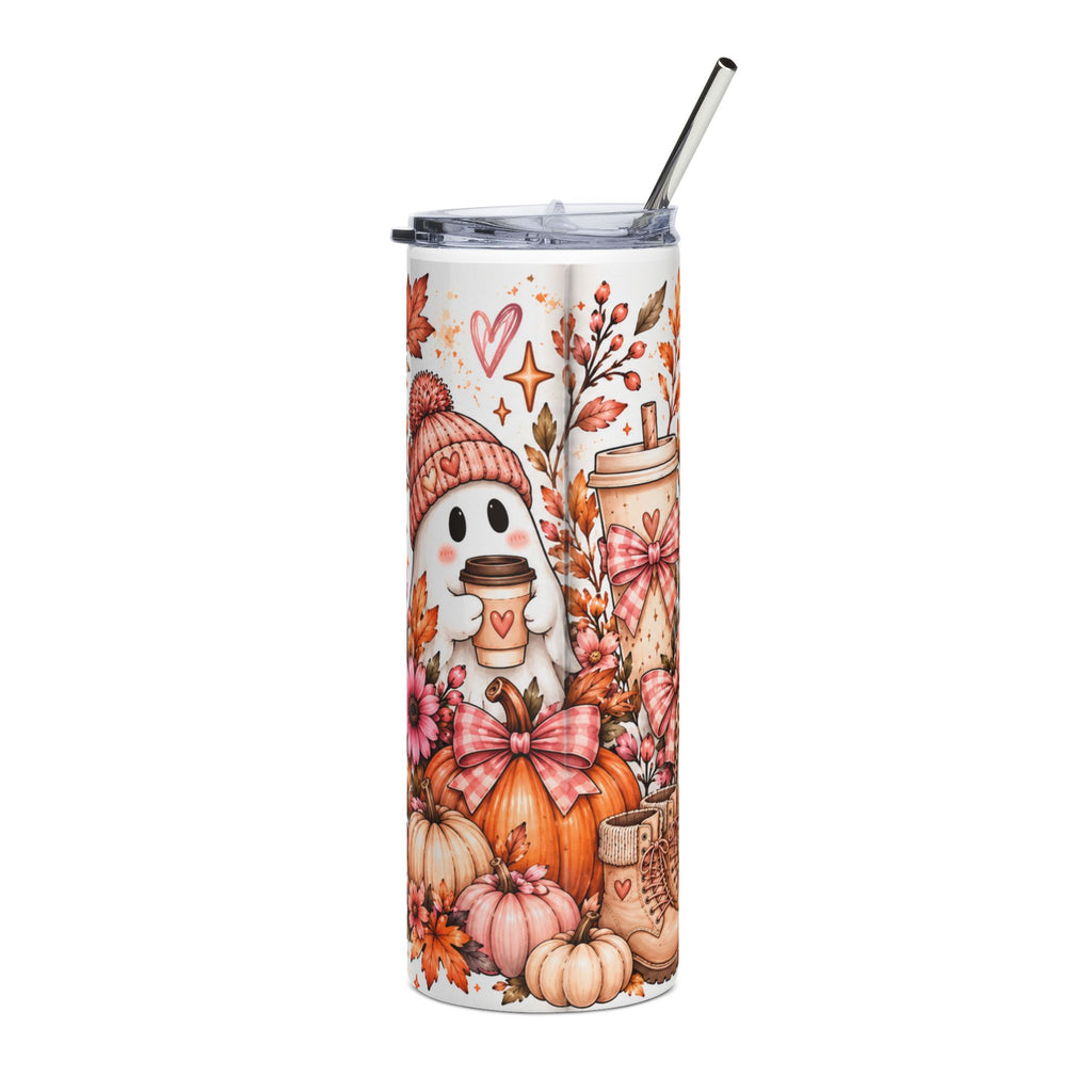 Pumpkin Spice Stainless Steel Tumbler, 20oz
