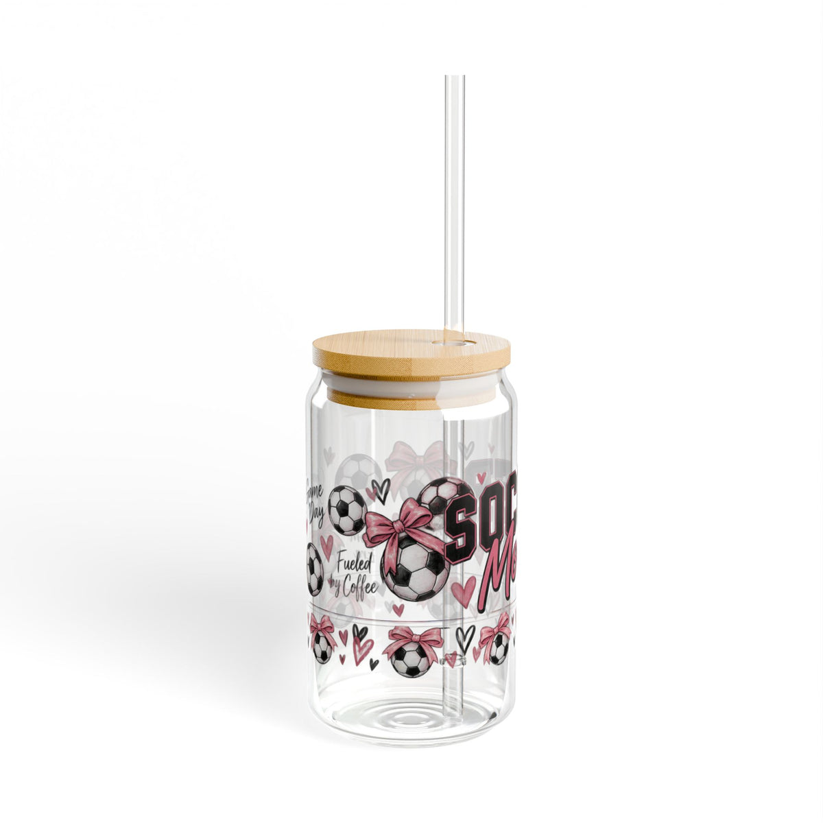 Soccer Mom Sipper Glass – 16oz Insulated Straw Tumbler