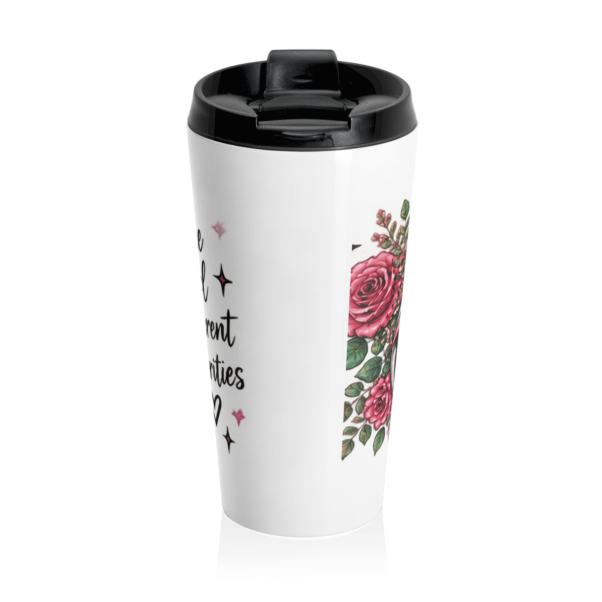 Soccer Coach Stainless Steel Travel Mug – "It's Just Coffee" Sports Team Tumbler