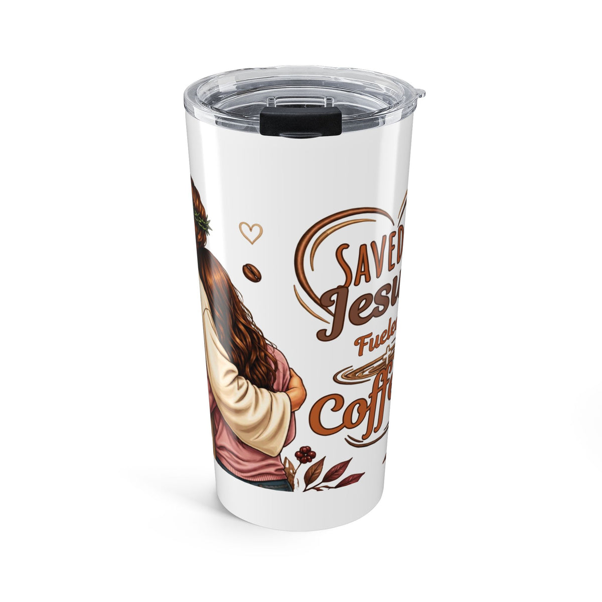 Saved by God Fueled by Coffee Tumbler 20oz